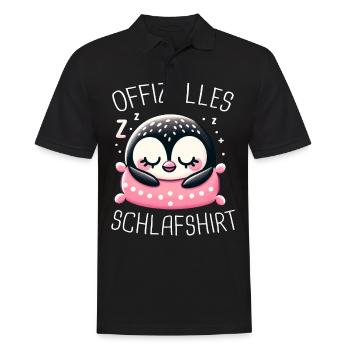Pinguin Zwergpinguine Kaiserpinguin - Männer Poloshirt - Schwarz - Vorne - Kai (181cm)
