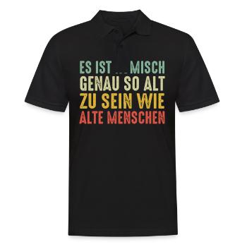 Birthday Gift Birthday Boy Girl Funny - Men's Polo Shirt - black - Front - Kai (181cm)