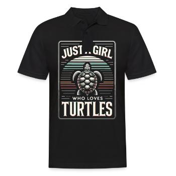 Tortue Tortue De Mer Tortue Animal - Polo Homme - noir - Devant - Kai (181cm)