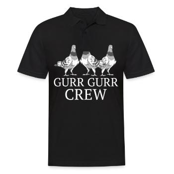 Taube Tauben Tier Vogel - Männer Poloshirt - Schwarz - Vorne - Kai (181cm)