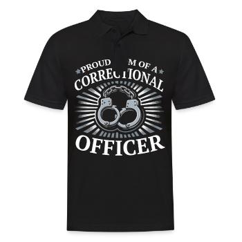 Agent correctionnel Gardien Agent correctionnel - Polo Homme - noir - Devant - Kai (181cm)