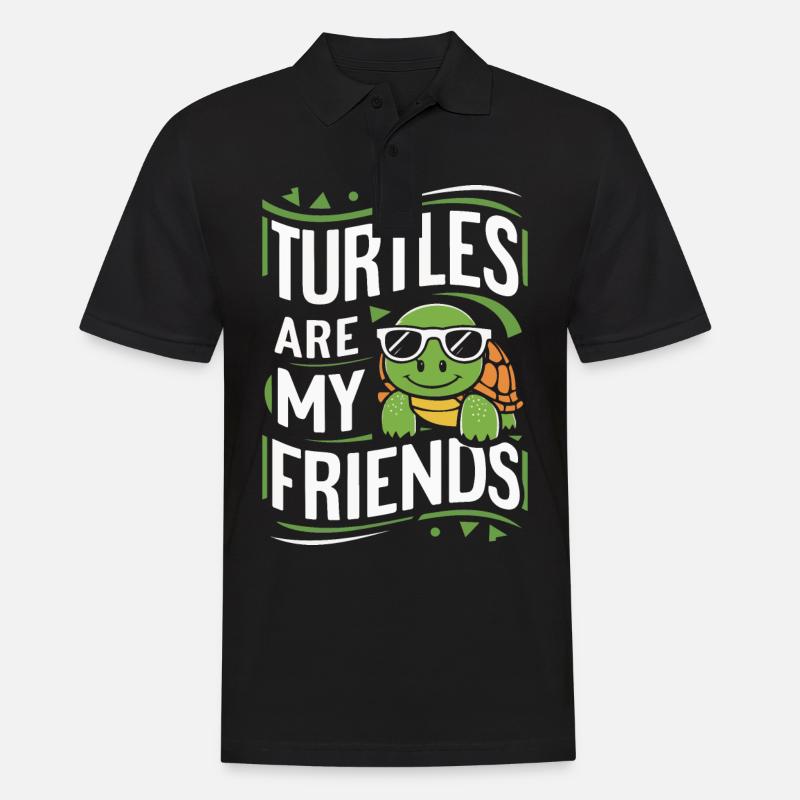 Frog Toad - Men's Polo Shirt - black