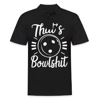 Bowling Bowler Pin Ball Bowling Ball - Polo Homme - noir - Devant - Kai (181cm)