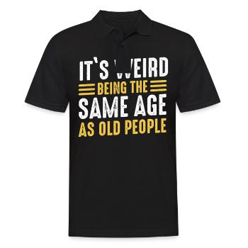 Lustig Sarkasmus sarkastischer Humor Ironie - Männer Poloshirt - Schwarz - Vorne - Kai (181cm)