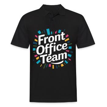 Secrétaire de l’école Front Office - Polo Homme - noir - Devant - Kai (181cm)