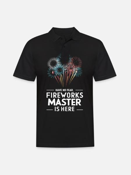 Pyrotechnician Fireworks Pyrotechnics - Men's Polo Shirt - black