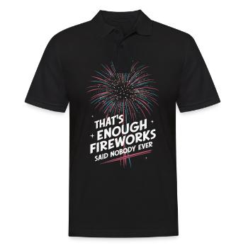 Pyrotechnicien Pyrotechnie des feux d’artifice - Polo Homme - noir - Devant - Kai (181cm)