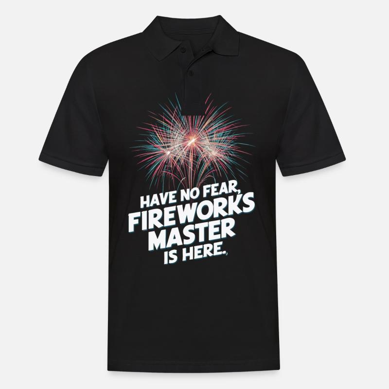 Pyrotechnicien Pyrotechnie des feux d’artifice - Polo Homme - noir