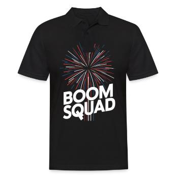Pyrotechnie Feux d’artifice Pyrotechnie - Polo Homme - noir - Devant - Kai (181cm)