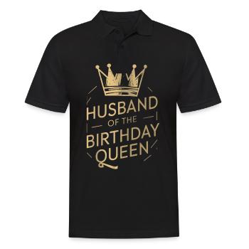 Ehemann Ehegatte Familie Hochzeit - Männer Poloshirt - Schwarz - Vorne - Kai (181cm)