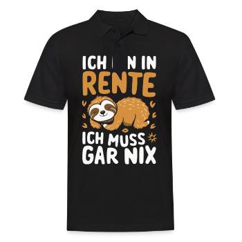 Pension de retraite Pension de retraite Pension de retraite - Polo Homme - noir - Devant - Kai (181cm)