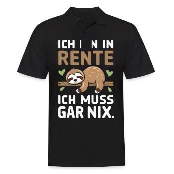 Pension de retraite Pension de retraite Pension de retraite - Polo Homme - noir - Devant - Kai (181cm)