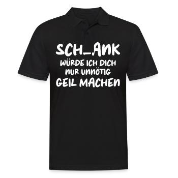 Sarkasmus Ironie Lustige Sarkastische Sprüche - Männer Poloshirt - Schwarz - Vorne - Kai (181cm)