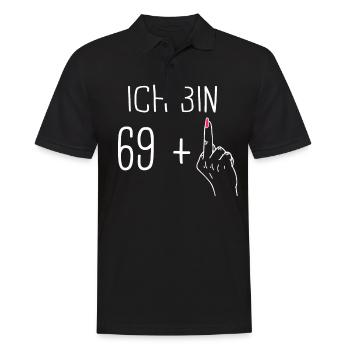 Birthday Gift 70 Years Birthday Boy - Men's Polo Shirt - black - Front - Kai (181cm)