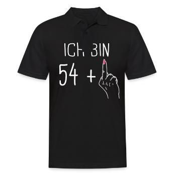 Cadeau d’anniversaire 55 ans Anniversaire Enfant - Polo Homme - noir - Devant - Kai (181cm)