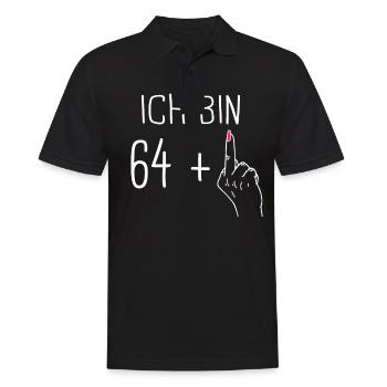 Cadeau d’anniversaire 65 ans anniversaire garçon ou fille - Polo Homme - noir - Devant - Kai (181cm)