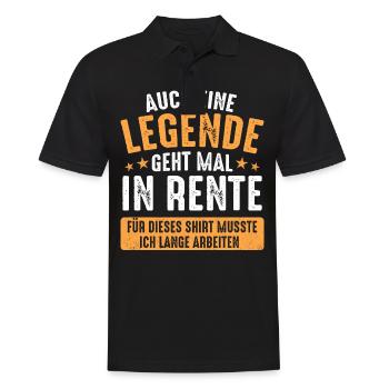 Pension de retraite Pension de retraite Pension de retraite - Polo Homme - noir - Devant - Kai (181cm)