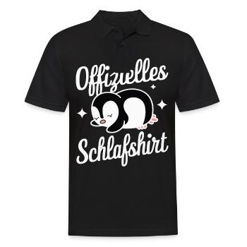 Pinguin Zwergpinguine Kaiserpinguin - Männer Poloshirt - Schwarz - Vorne - Kai (181cm)