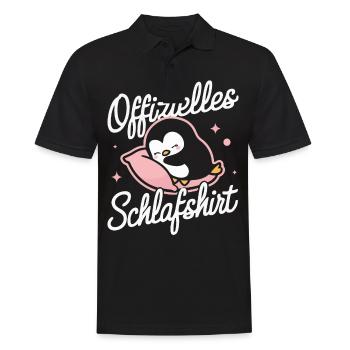 Pinguin Zwergpinguine Kaiserpinguin - Männer Poloshirt - Schwarz - Vorne - Kai (181cm)