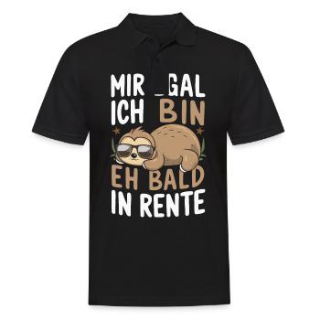 Pension de pensionné Pension de retraite - Polo Homme - noir - Devant - Kai (181cm)
