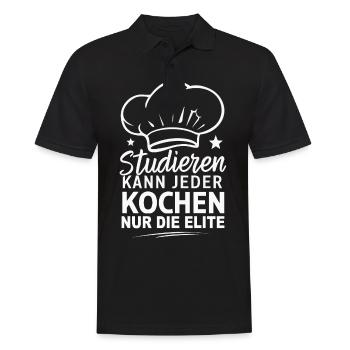 Cook Chef - Men's Polo Shirt - black - Front - Kai (181cm)