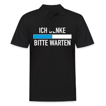 Funny Funny Funny Saying Funny Clothing - Men's Polo Shirt - black - Front - Kai (181cm)
