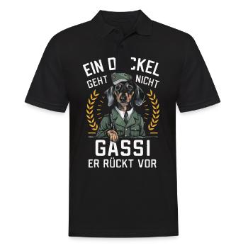 Teckel Teckel Chien Chiens - Polo Homme - noir - Devant - Kai (181cm)
