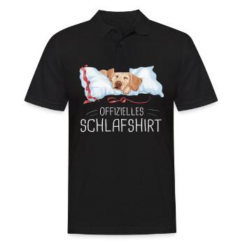Labrador Dog Dogs - Men's Polo Shirt - black - Front - Kai (181cm)
