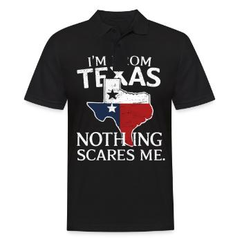 Texas State Texans Texas - Men's Polo Shirt - black - Front - Kai (181cm)
