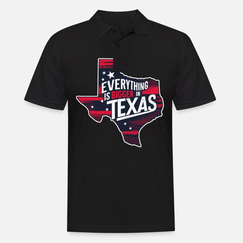 Texas State Texans Texas - Polo Homme - noir
