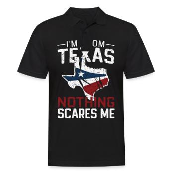 Texas State Texans Texas - Men's Polo Shirt - black - Front - Kai (181cm)