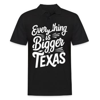 Texas State Texans Texas - Men's Polo Shirt - black - Front - Kai (181cm)
