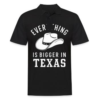 Texas State Texans Texas - Men's Polo Shirt - black - Front - Kai (181cm)
