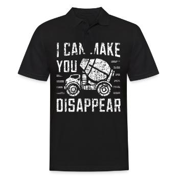 Concrete Polisher Concrete Paver Construction Worker Concrete Zeme - Men's Polo Shirt - black - Front - Kai (181cm)
