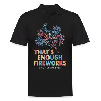 Pyrotechnie Feux d’artifice Pyrotechnie - Polo Homme - noir - Devant - Kai (181cm)