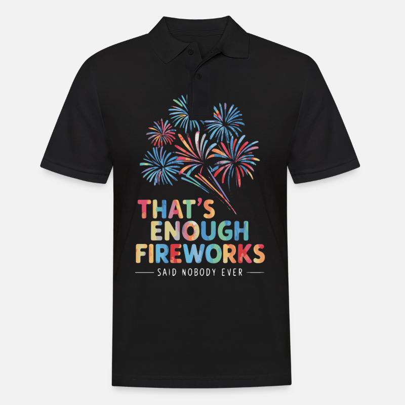Pyrotechnics Fireworks Pyrotechnics - Men's Polo Shirt - black