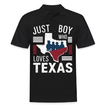 Texas State Texans Texas - Men's Polo Shirt - black - Front - Kai (181cm)