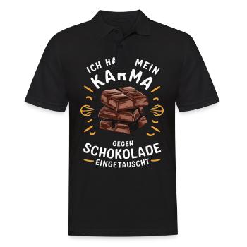 Sarcasme Ironie Drôle Paroles sarcastiques - Polo Homme - noir - Devant - Kai (181cm)