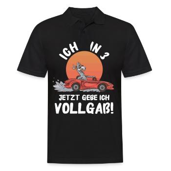 Birthday Gift 3 Years Children's Birthday - Men's Polo Shirt - black - Front - Kai (181cm)