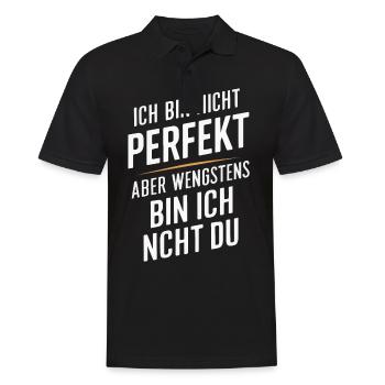 Sarcasme Ironie Drôle Paroles sarcastiques - Polo Homme - noir - Devant - Kai (181cm)