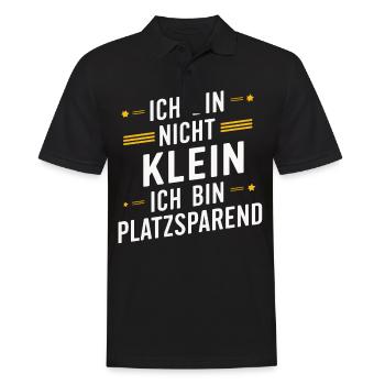 Sarcasme Ironie Drôle Paroles sarcastiques - Polo Homme - noir - Devant - Kai (181cm)