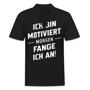 Sarcasme Ironie Drôle Paroles sarcastiques - Polo Homme - noir - Devant - Kai (181cm)