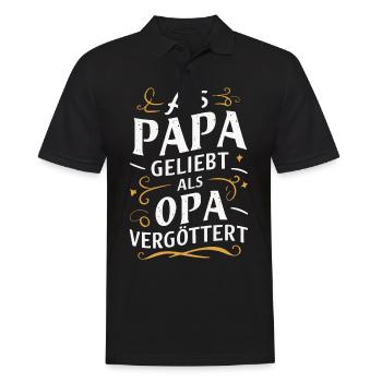 Dad Dad Father's Day - Men's Polo Shirt - black - Front - Kai (181cm)
