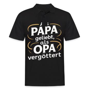 Dad Dad Father's Day - Men's Polo Shirt - black - Front - Kai (181cm)