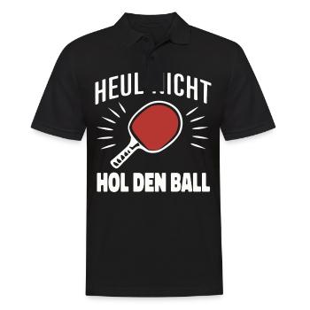 Tennis de table Joueur de tennis de table - Polo Homme - noir - Devant - Kai (181cm)