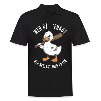 Sarcasme Ironie Drôle Paroles sarcastiques - Polo Homme - noir - Devant - Kai (181cm)