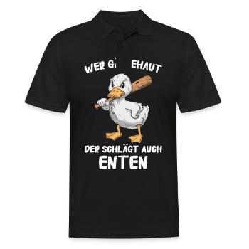 Sarcasme Ironie Drôle Paroles sarcastiques - Polo Homme - noir - Devant - Kai (181cm)