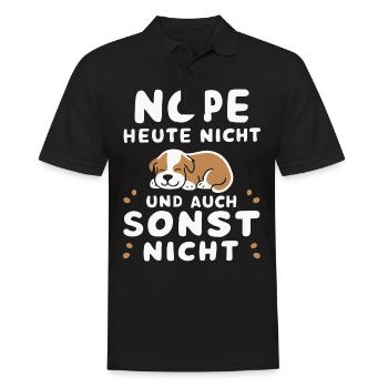 Sarcasme Ironie Drôle Paroles sarcastiques - Polo Homme - noir - Devant - Kai (181cm)