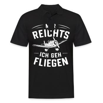 Pilot Pilots Airplane Flying Aviation - Men's Polo Shirt - black - Front - Kai (181cm)