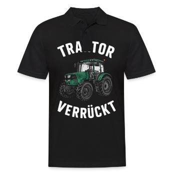 Farmer Agriculture Tractor Farmer Farm - Men's Polo Shirt - black - Front - Kai (181cm)